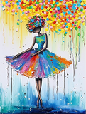 Frau 5d Diy Diamond Painting Diamant Malerei Set MJ3161