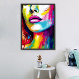 Frau 5d Diy Diamond Painting Diamant Malerei Set MJ3162
