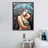 Frau 5d Diy Diamond Painting Diamant Malerei Set MJ3164