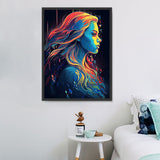 Frau 5d Diy Diamond Painting Diamant Malerei Set MJ3166