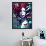 Frau 5d Diy Diamond Painting Diamant Malerei Set MJ3167