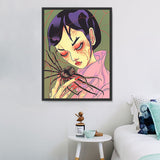 Frau 5d Diy Diamond Painting Diamant Malerei Set MJ3169
