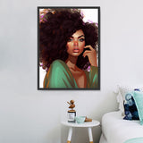 Frau 5d Diy Diamond Painting Diamant Malerei Set MJ3170