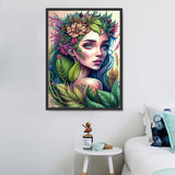 Frau 5d Diy Diamond Painting Diamant Malerei Set MJ3171