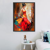 Frau 5d Diy Diamond Painting Diamant Malerei Set MJ3177