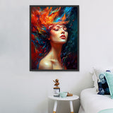Frau 5d Diy Diamond Painting Diamant Malerei Set MJ3180