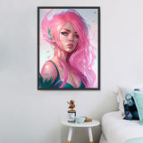 Frau 5d Diy Diamond Painting Diamant Malerei Set MJ3181