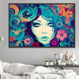 Frau 5d Diy Diamond Painting Diamant Malerei Set MJ3184