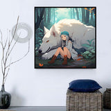 Tier und Mensch 5d Diy Diamond Painting Diamant Malerei Set MJ3187