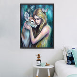 Tier und Mensch 5d Diy Diamond Painting Diamant Malerei Set MJ3197