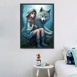 Tier und Mensch 5d Diy Diamond Painting Diamant Malerei Set MJ3200