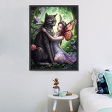 Tier und Mensch 5d Diy Diamond Painting Diamant Malerei Set MJ3202