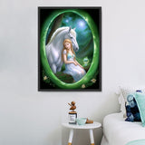 Tier und Mensch 5d Diy Diamond Painting Diamant Malerei Set MJ3204