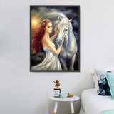 Tier und Mensch 5d Diy Diamond Painting Diamant Malerei Set MJ3207