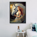 Tier und Mensch 5d Diy Diamond Painting Diamant Malerei Set MJ3208