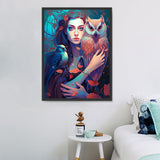 Tier und Mensch 5d Diy Diamond Painting Diamant Malerei Set MJ3217