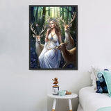 Tier und Mensch 5d Diy Diamond Painting Diamant Malerei Set MJ3223