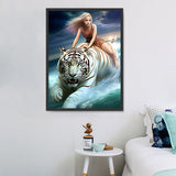 Tier und Mensch 5d Diy Diamond Painting Diamant Malerei Set MJ3224