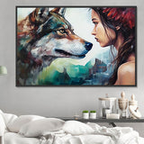 Tier und Mensch 5d Diy Diamond Painting Diamant Malerei Set MJ3232