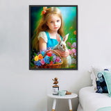 Mädchen 5d Diy Diamond Painting Diamant Malerei Set MJ3333