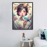 Mädchen 5d Diy Diamond Painting Diamant Malerei Set MJ3338