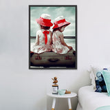 Mädchen 5d Diy Diamond Painting Diamant Malerei Set MJ3341