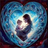 Porträt 5d Diy Diamond Painting Diamant Malerei Set MJ3346