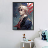 Porträt 5d Diy Diamond Painting Diamant Malerei Set MJ3356
