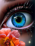 Augen 5d Diy Diamond Painting Diamant Malerei Set MJ3375