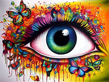 Augen 5d Diy Diamond Painting Diamant Malerei Set MJ3382