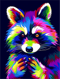 Waschbär 5d Diy Diamond Painting Diamant Malerei Set MJ7009
