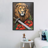 Löwe 5d Diy Diamond Painting Diamant Malerei Set MJ7055