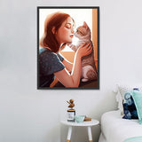 Karikatur 5d Diy Diamond Painting Diamant Malerei Set MJ7072