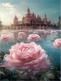 Schloss 5d Diy Diamond Painting Diamant Malerei Set MJ7146