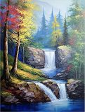 Wasserfall 5d Diy Diamond Painting Diamant Malerei Set MJ7209