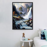 Wasserfall 5d Diy Diamond Painting Diamant Malerei Set MJ7215
