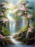 Wasserfall 5d Diy Diamond Painting Diamant Malerei Set MJ7217