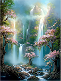 Wasserfall 5d Diy Diamond Painting Diamant Malerei Set MJ7218