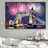 Brücke 5d Diy Diamond Painting Diamant Malerei Set MJ7233