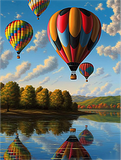 Ballon 5d Diy Diamond Painting Diamant Malerei Set MJ7235