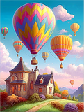 Ballon 5d Diy Diamond Painting Diamant Malerei Set MJ7239
