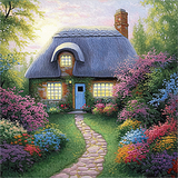 Dorf 5d Diy Diamond Painting Diamant Malerei Set MJ7258