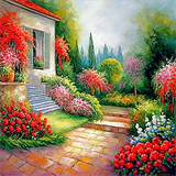 Dorf 5d Diy Diamond Painting Diamant Malerei Set MJ7262