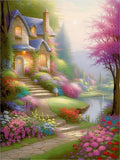 Dorf 5d Diy Diamond Painting Diamant Malerei Set MJ7276