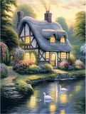 Dorf 5d Diy Diamond Painting Diamant Malerei Set MJ7282