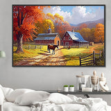 Dorf 5d Diy Diamond Painting Diamant Malerei Set MJ7293