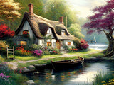 Dorf 5d Diy Diamond Painting Diamant Malerei Set MJ7296