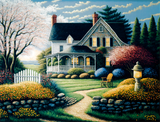 Dorf 5d Diy Diamond Painting Diamant Malerei Set MJ7299
