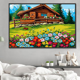 Dorf 5d Diy Diamond Painting Diamant Malerei Set MJ7324