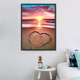 Herz 5d Diy Diamond Painting Diamant Malerei Set MJ7334